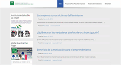 Desktop Screenshot of emprendedorasenred.es